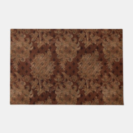 Tapete Damasco de outono escuro