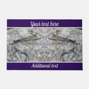 Tapete Damselfly Roxa No Quartz Rock Personalizado
