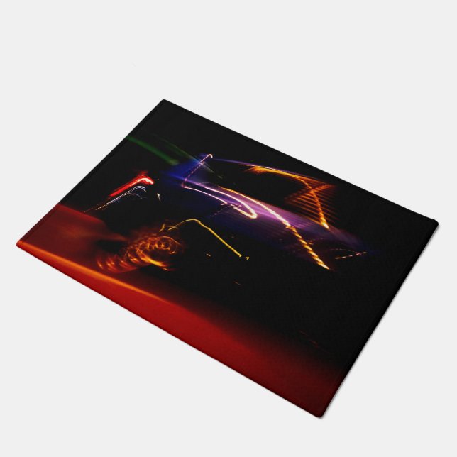 Tapete dança de carro roxo (Inclinado)