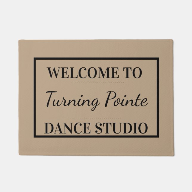 Tapete Dance Studio Personalizado (Frente)