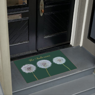 Tapete Dandelions Dandelion Bloqueia Verde Personalizado