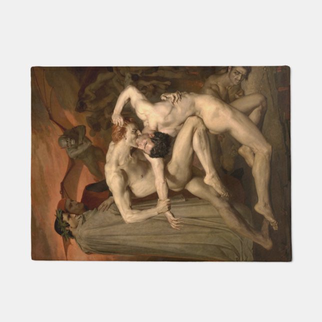 Tapete Dante e Virgil no Inferno (por Bouguereau) (Frente)