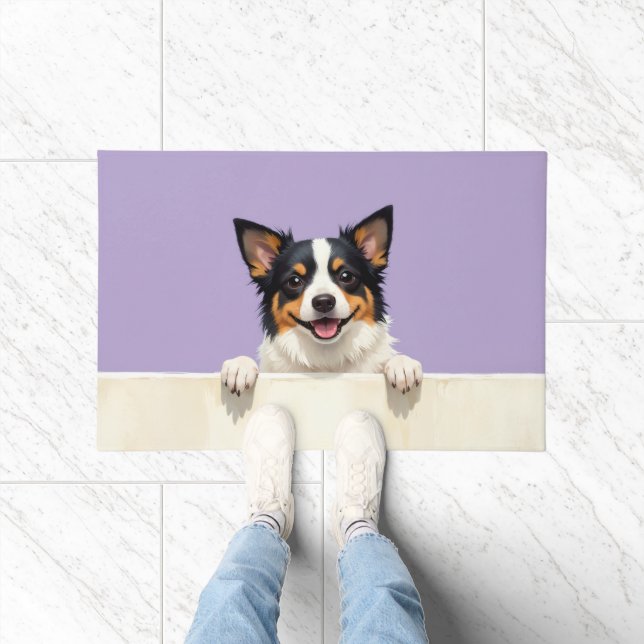 Tapete de Arte com Cachorro Biewer Terrier (Interior)