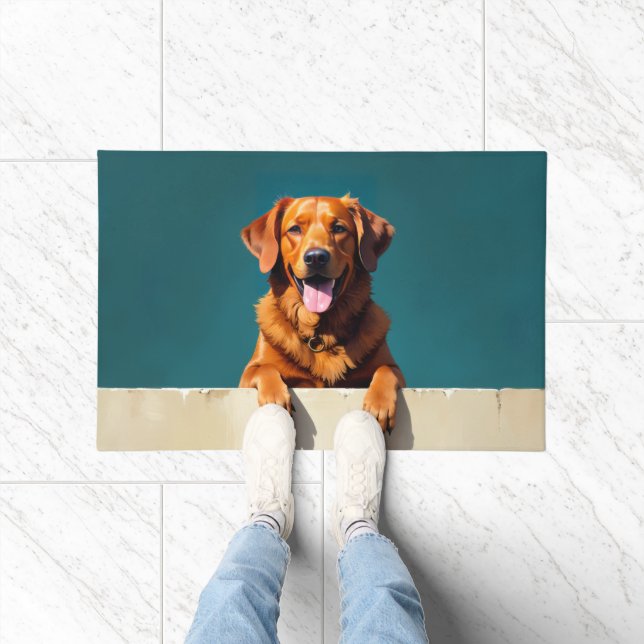Tapete de Arte com Tema Chesapeake Bay Retriever (Interior)