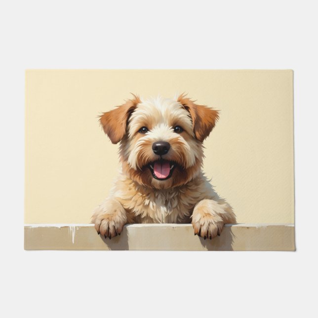 Tapete de Arte com Wheaten Terrier (Frente)