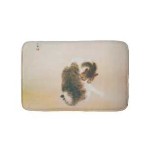 Tapete De Banheiro 猫, 栖 鳳 Cat, Seihō, Arte Japonesa