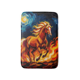 Tapete De Banheiro „2026 – Das Jahr des Feuerpferds“