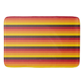 Tapete De Banheiro 70s retro legal listra o vermelho do amarelo