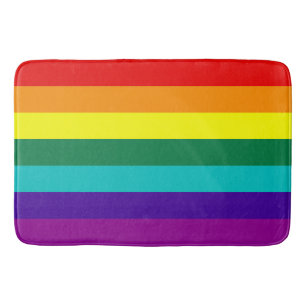 Tapete De Banheiro 7 Bandeira do Rainbow