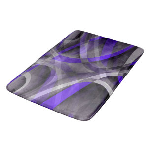 Tapete De Banheiro 80 Vibes Violet Blue e Cinza Funky.