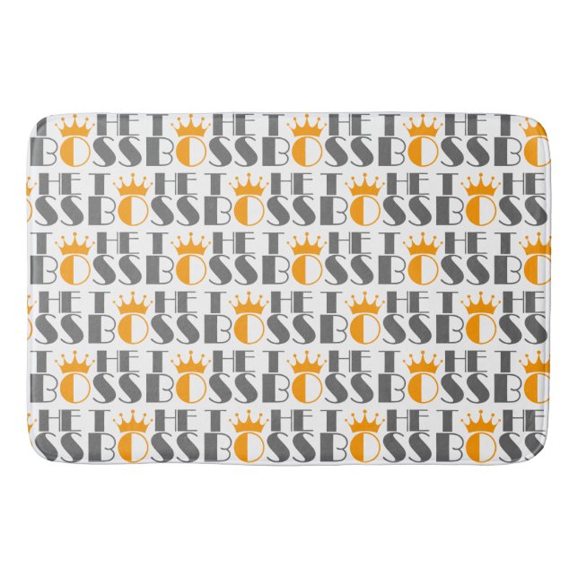 Tapete De Banheiro A coroa do chefe Adulto Apron (Frente)