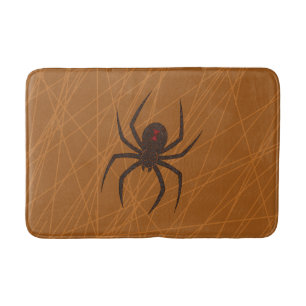 Tapete De Banheiro A esteira de banho da Web de aranha