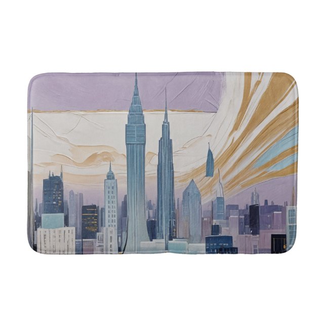 Tapete De Banheiro A Lunar Cityscape (Frente)