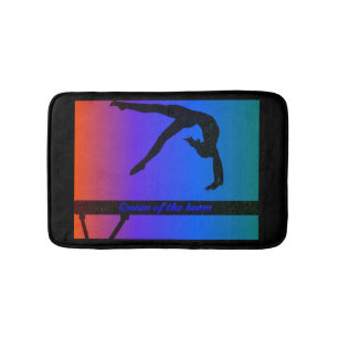 Tapete De Banheiro A Rainha da Ginástica do Feixe Bath Mat
