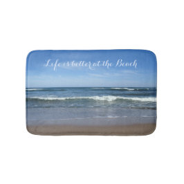 Tapete De Banheiro A vida é melhor na praia