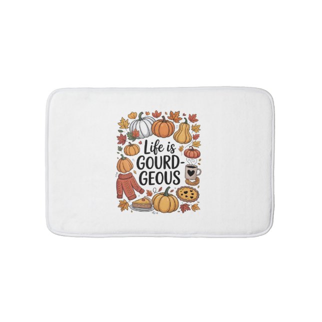 Tapete De Banheiro A vida é uma queda geológica (frente)