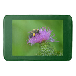 Tapete De Banheiro Abelha Sobre O Astro