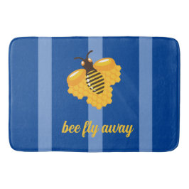 Tapete De Banheiro abelha voar para longe