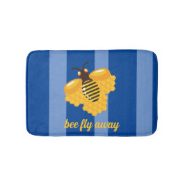 Tapete De Banheiro abelha voar para longe