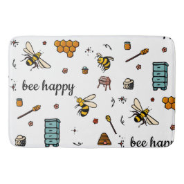 Tapete De Banheiro Abelhas, bonitinhas, bonitinhas, palavras de arte