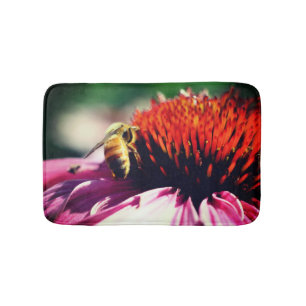 Tapete De Banheiro Abelhas De Mel No ConEFlower Fechem