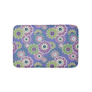 Tapete De Banheiro Abstract fun cartoon flowers floral kids scandinav
