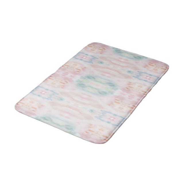 Tapete De Banheiro Abstrato Art Bath Mat (Angulado)