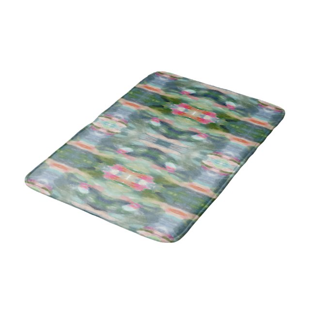 Tapete De Banheiro Abstrato Art Bath Mat (Angulado)