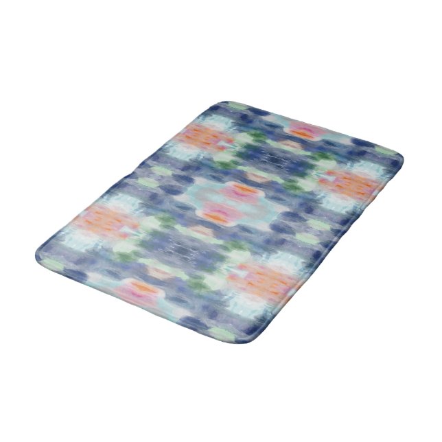 Tapete De Banheiro Abstrato Art Bath Mat (Angulado)