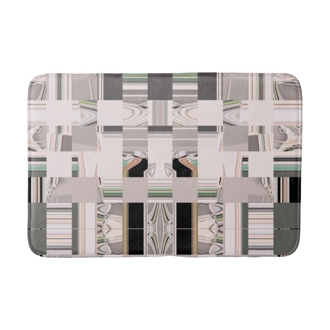 Tapete De Banheiro Abstrato Art Tylin (Frente)