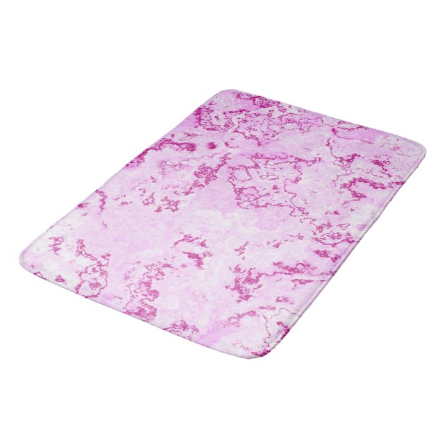 Tapete De Banheiro Abstrato de mármore rosa (Angulado)