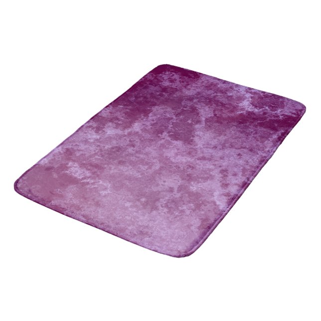Tapete De Banheiro abstrato de mármore roxo e rosa (Angulado)