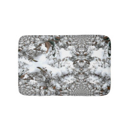 Tapete De Banheiro Abstrato de neve