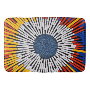 Tapete De Banheiro Abstrato em fita—Starburst