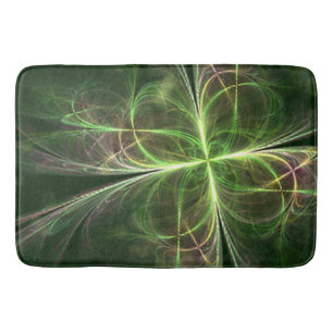 Tapete De Banheiro Abstrato Fantasy Four Deixa o Green Clover