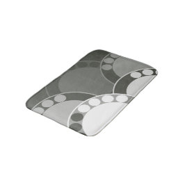 Tapete De Banheiro Abstrato Fern Frond - Verde Escuro - Bath Mat