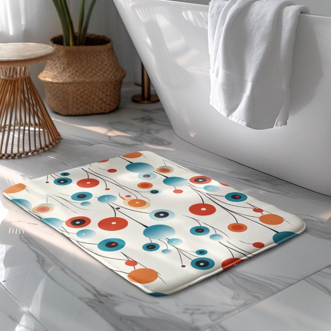 Tapete De Banheiro Abstrato Floral Moderna Flor Botânica Moderna (Criador carregado)