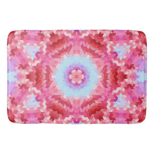 Tapete De Banheiro Abstrato mandala kaleidoscope em formas redondas