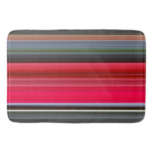 Tapete De Banheiro Abstrato nº 1: Vermelho e Cinzas