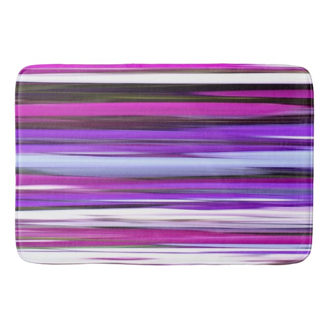 Tapete De Banheiro Abstrato nº 2: Desfoque roxo (Frente)