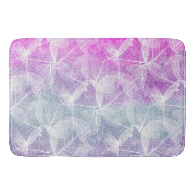 Tapete De Banheiro Abstrato pink roxo Design 45 (Frente)