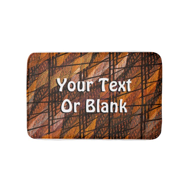 Tapete De Banheiro Abstrato Weave Número 1 (frente)