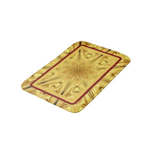 Tapete De Banheiro Achempong: O Zênite Dourado Redemoinho Opulento Ca