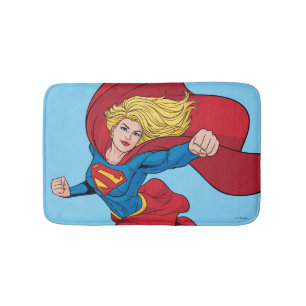 Tapete De Banheiro Adorable Supergirl Stance