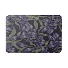 Tapete De Banheiro Aestético Padrão floral sem costura