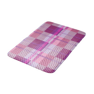 Tapete De Banheiro Aesthetic Xadrez Magenta Bold Berry