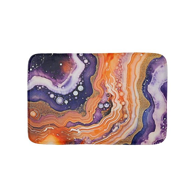 Tapete De Banheiro Agate Art Bath Mat (frente)