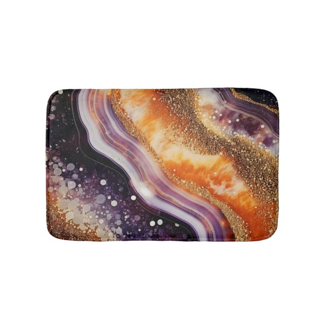 Tapete De Banheiro Agate Art Bath Mat (frente)