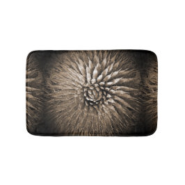 Tapete De Banheiro Agave Abstract Brown Tan Sepia Plush Bath Mat