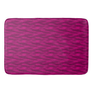 Tapete De Banheiro Água cor-de-rosa da framboesa